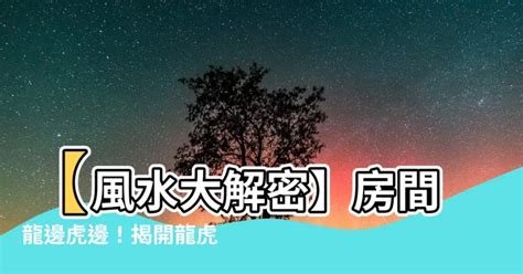 房間龍邊虎邊|【龍虎邊怎麼分】掌握風水秘訣！「龍虎邊」怎。